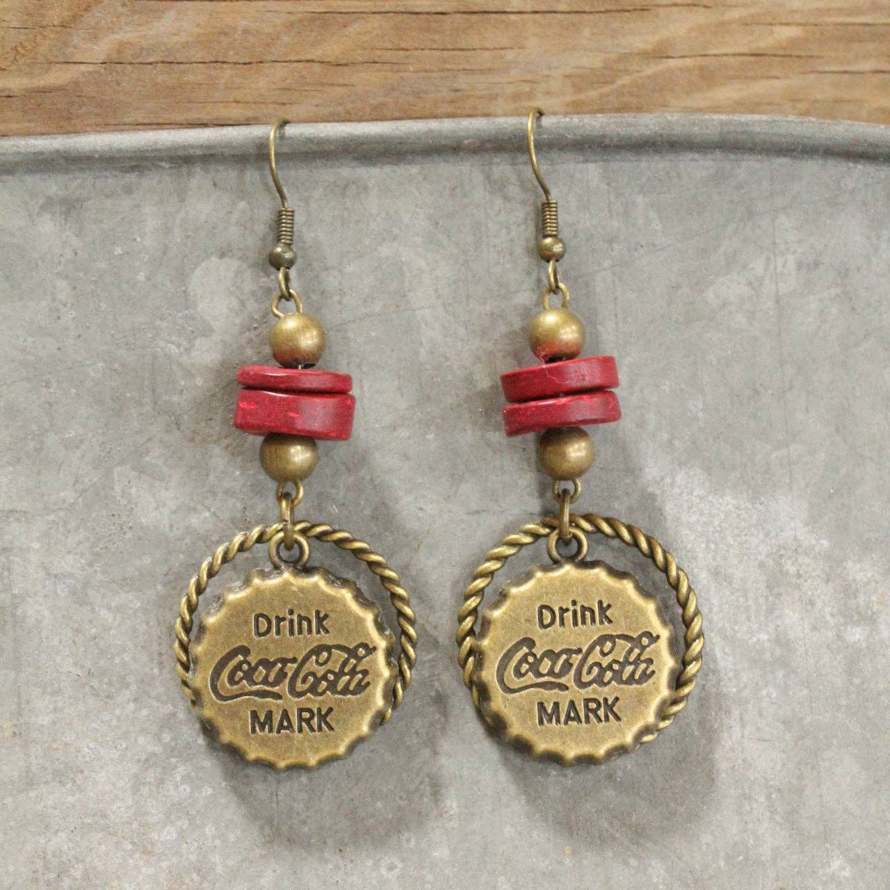 Hit The Road On Route 66 Charming Dangle Drop Earrings