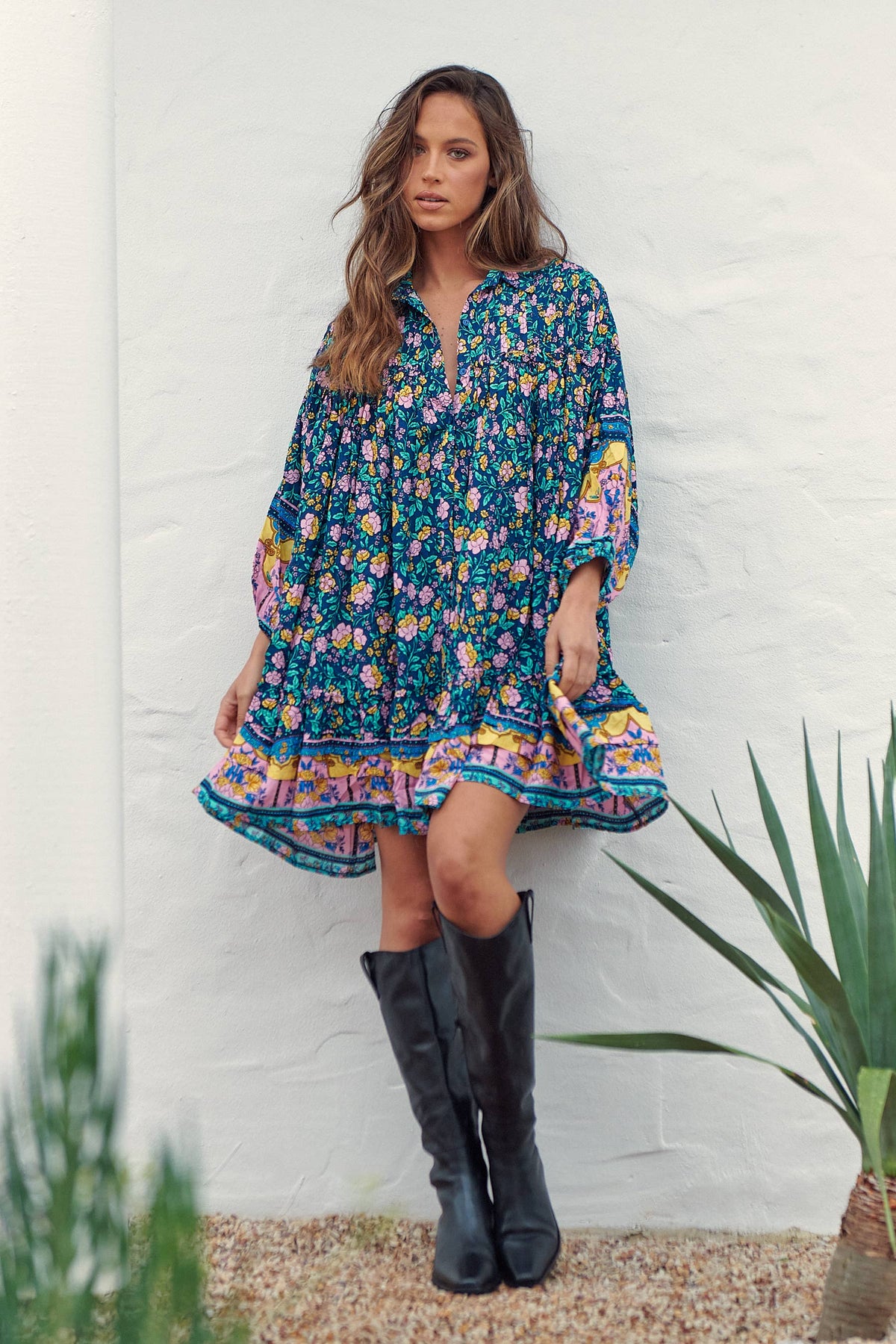 STAR SAPPHIRE AAIMEE MINI DRESS