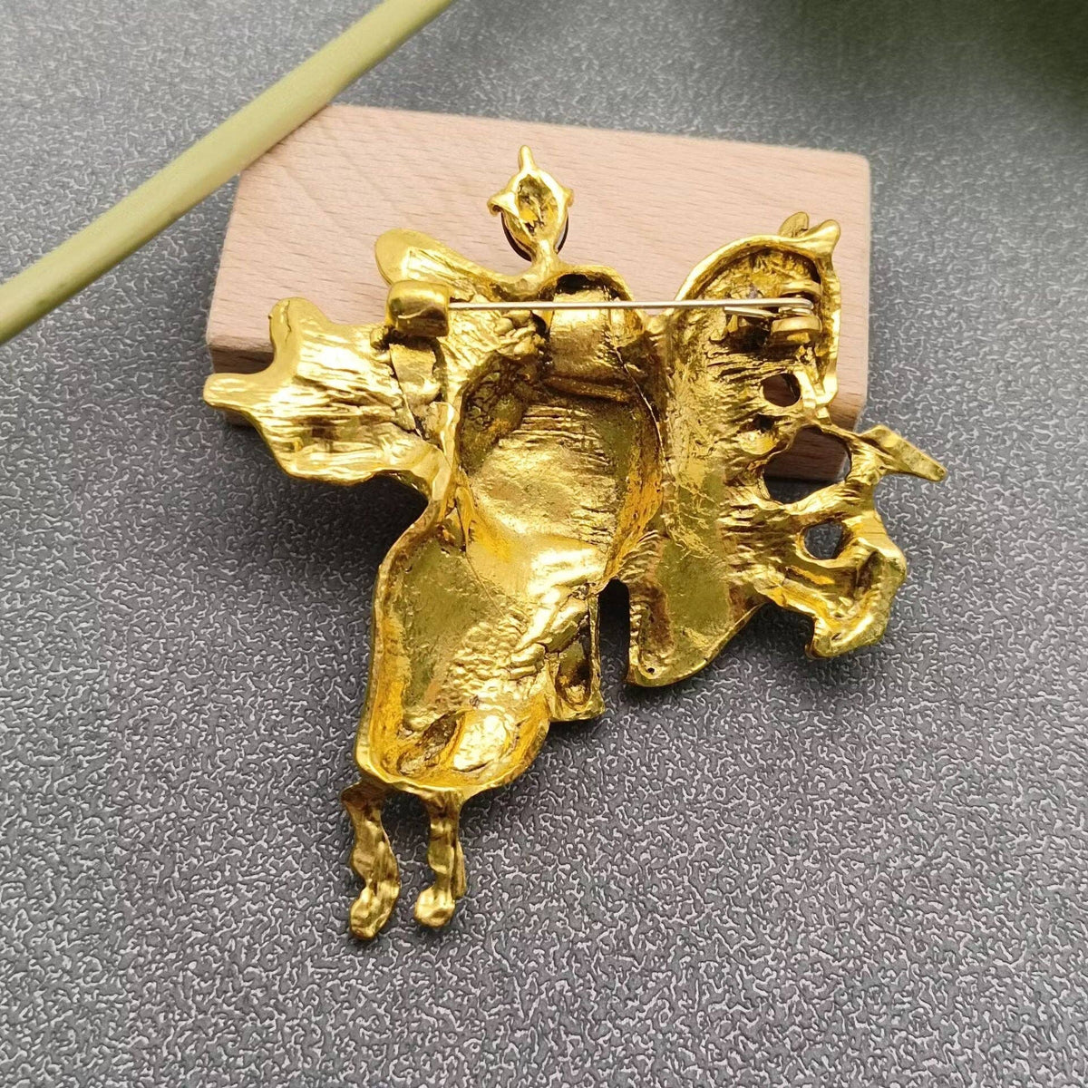 Golden Knight Brooch