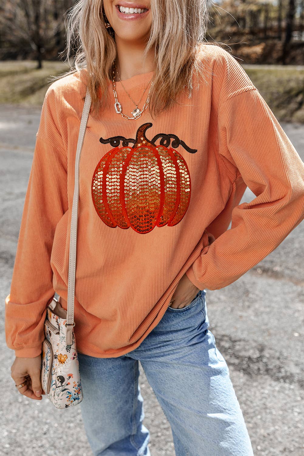 Pumpkin Pullover Sweatshirt