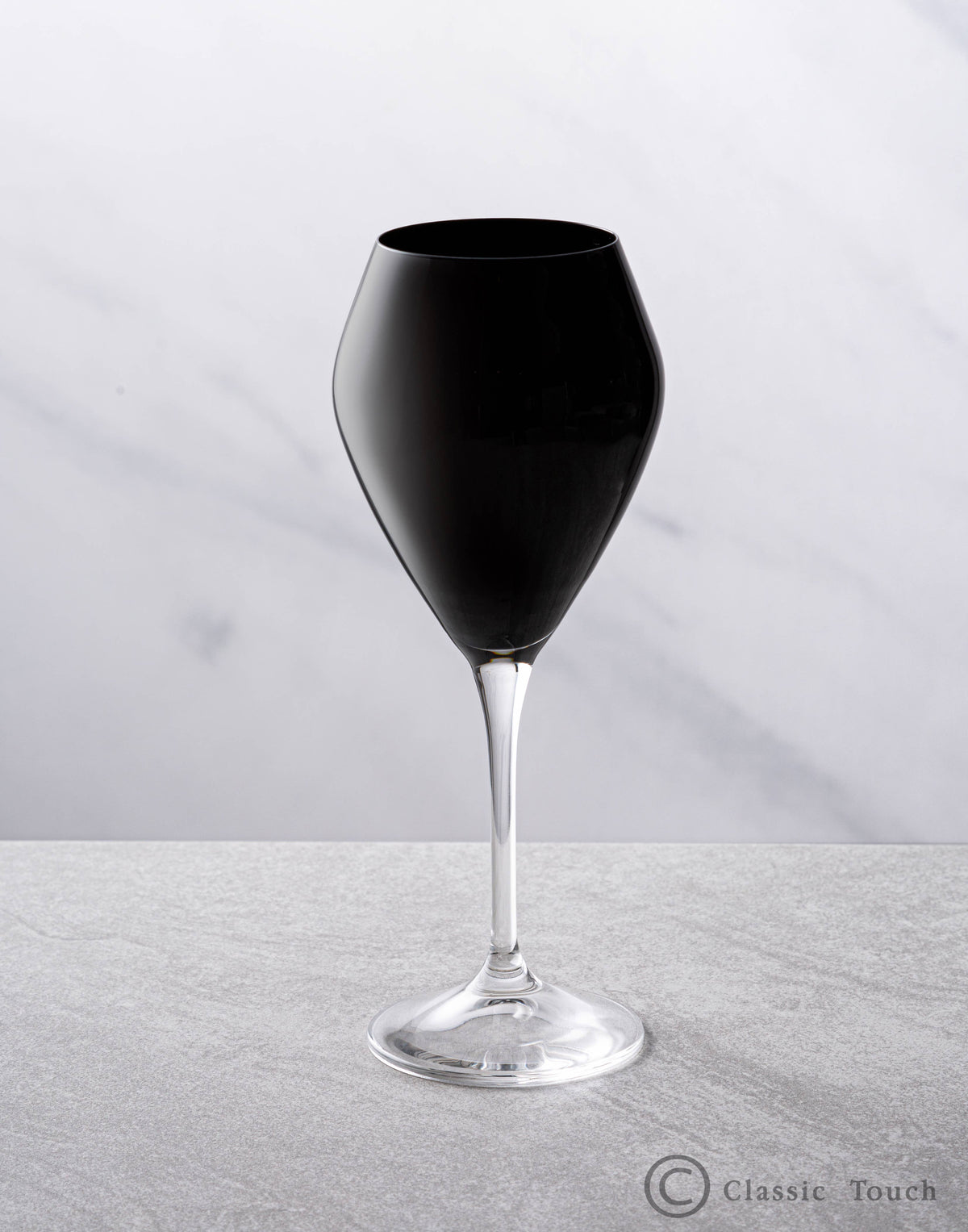 Black Wine Glass