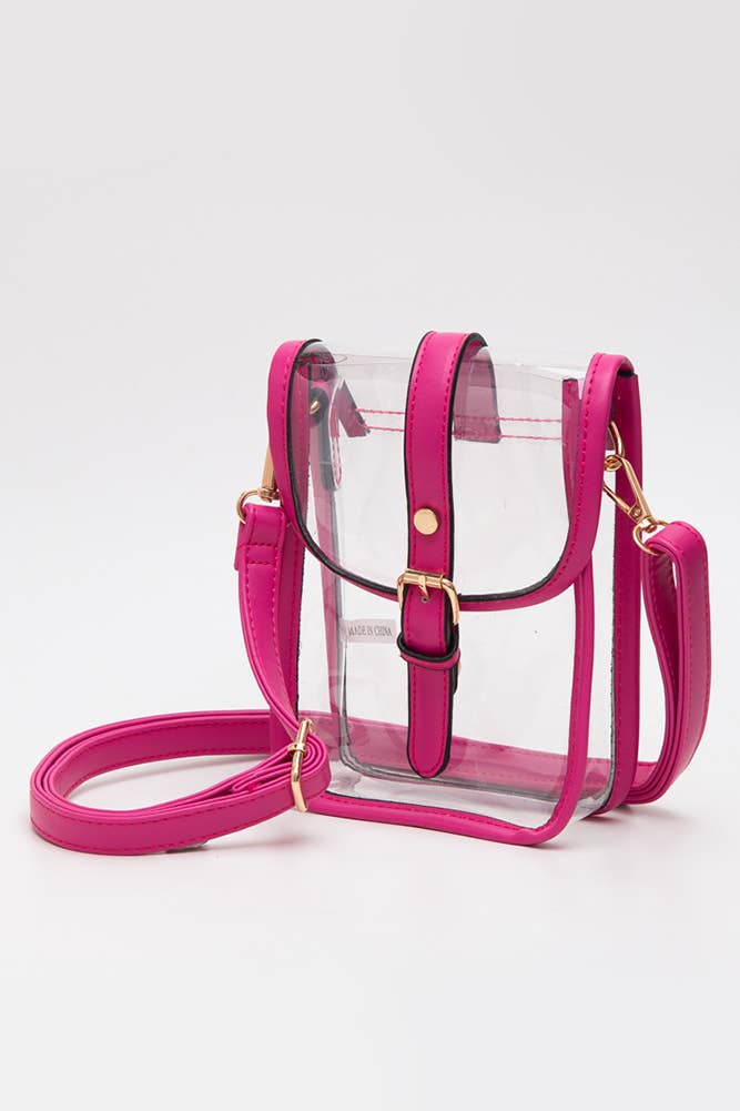 Clear Cross Body Stadium Concert Transparent Handbag
