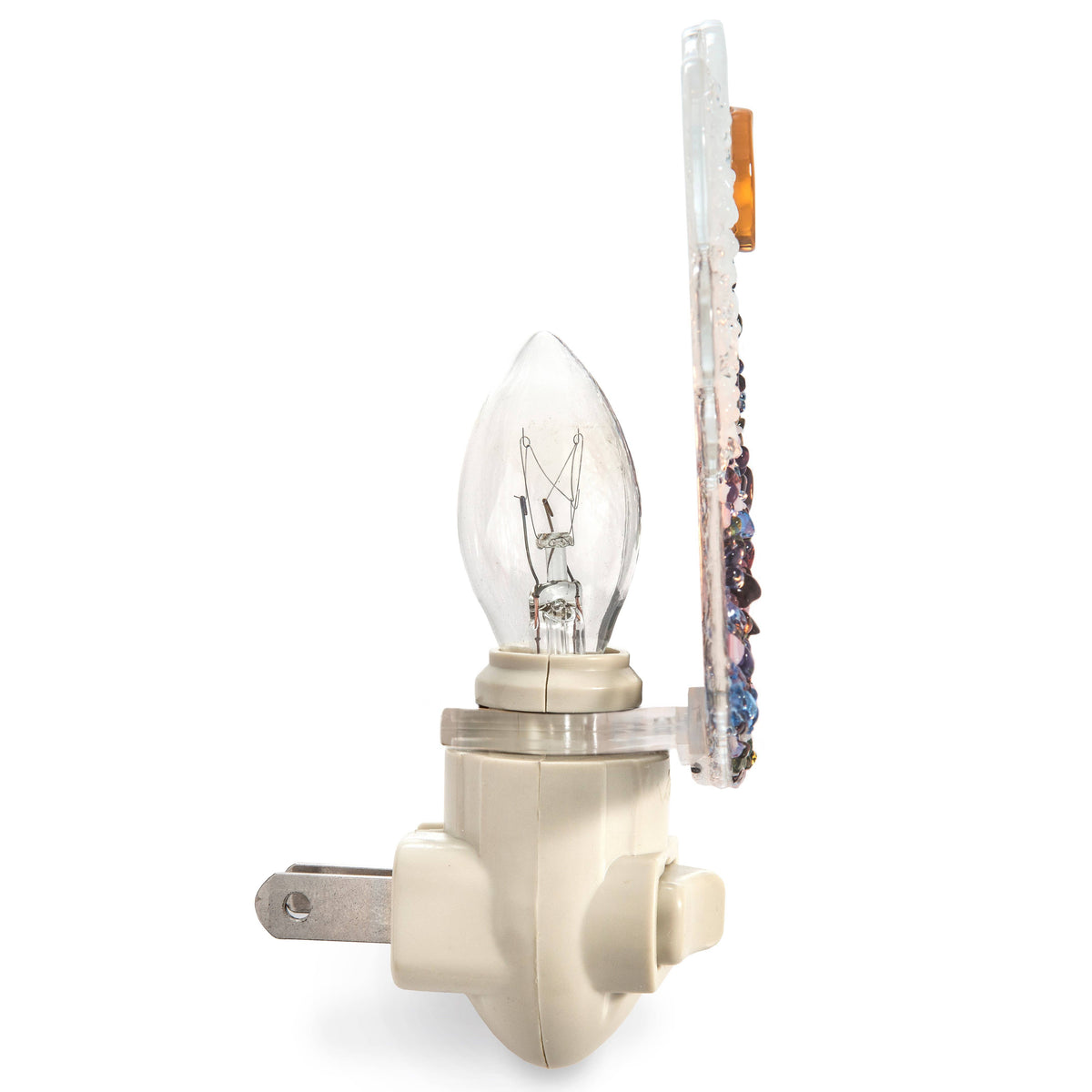 Christmas Angel Night Light Decorative Fused Glass