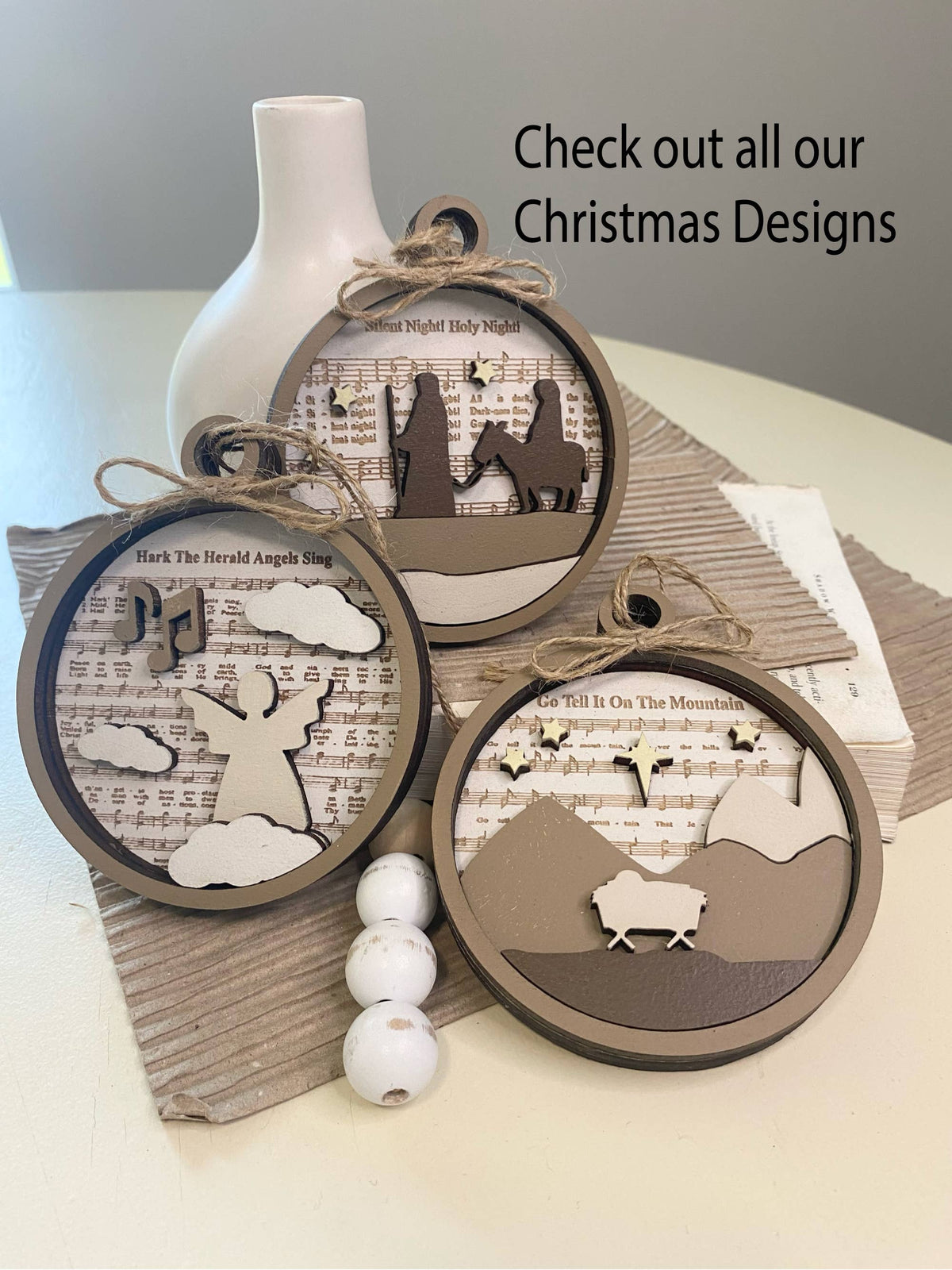 O Holy Night Ornament or Gift Tag