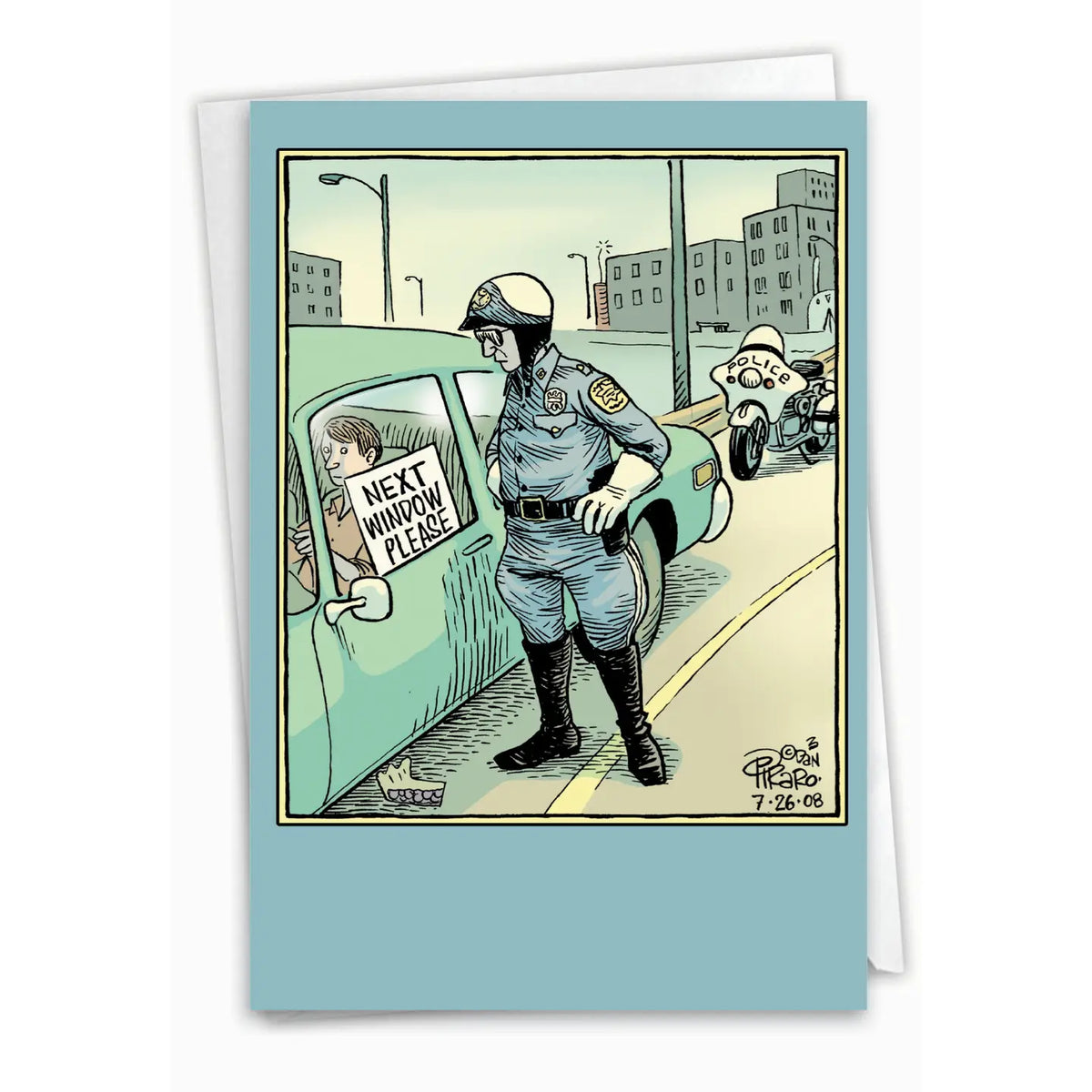 Next Window Funny Birthday Greeting Card