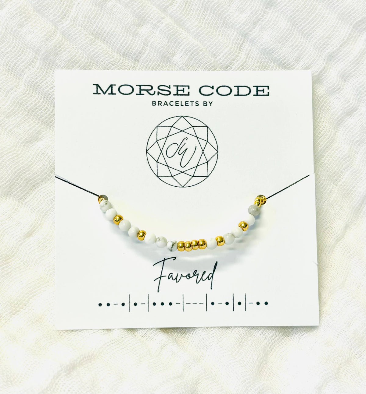 Morse Code Bracelet: Peace