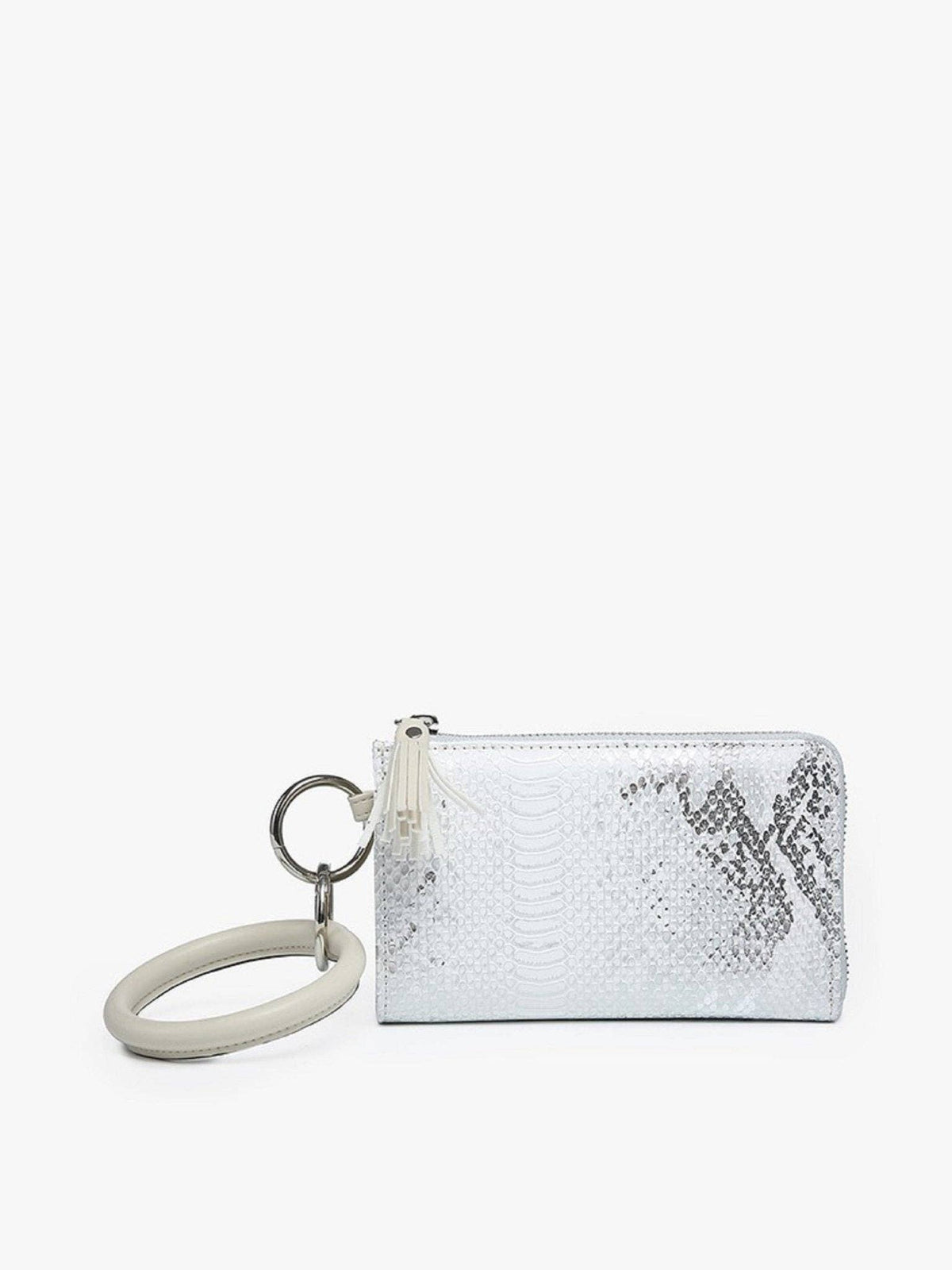 Liv Snake Bangle Wristlet Wallet in Vegan Leather