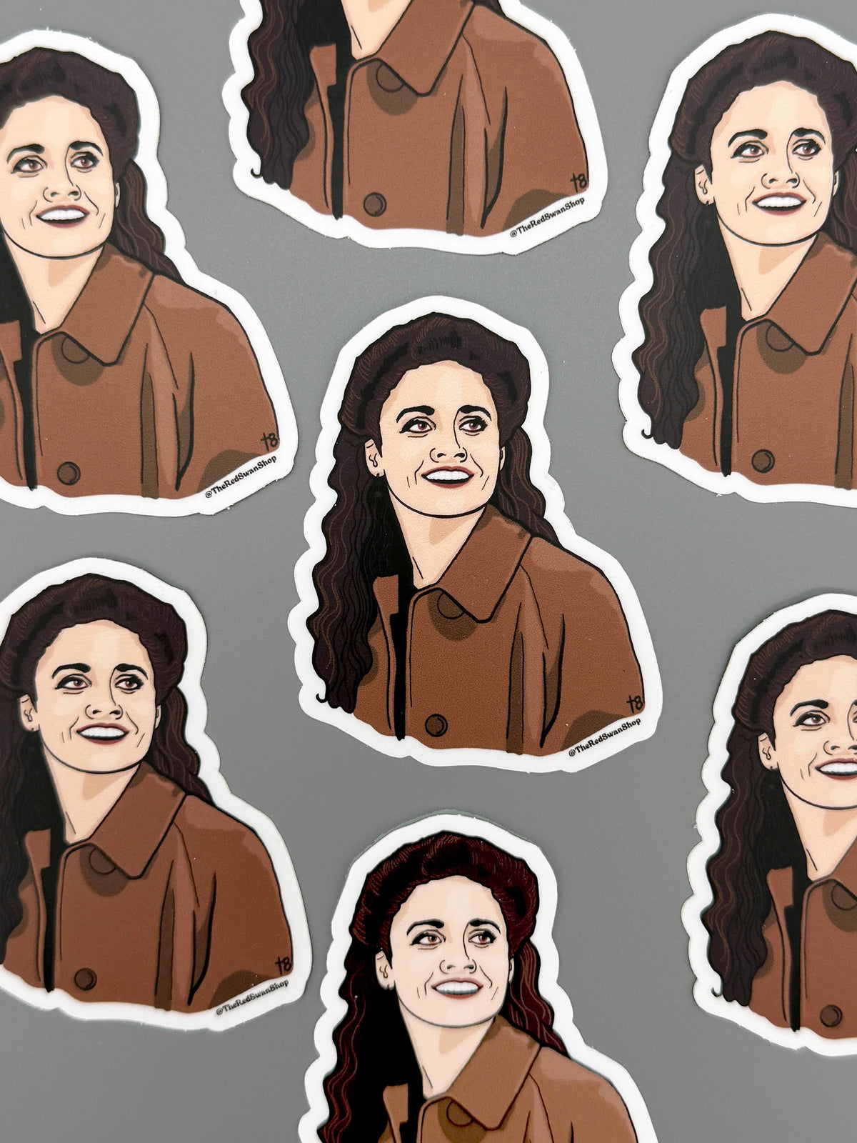 Elaine Benes - Seinfeld Vinyl Sticker