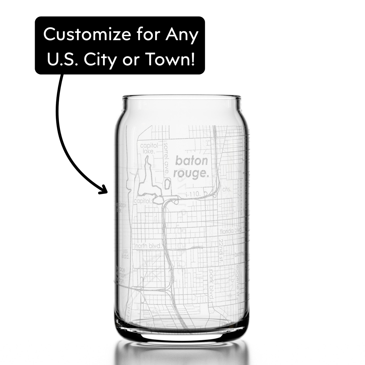 Memphis Can Glass - 16 oz