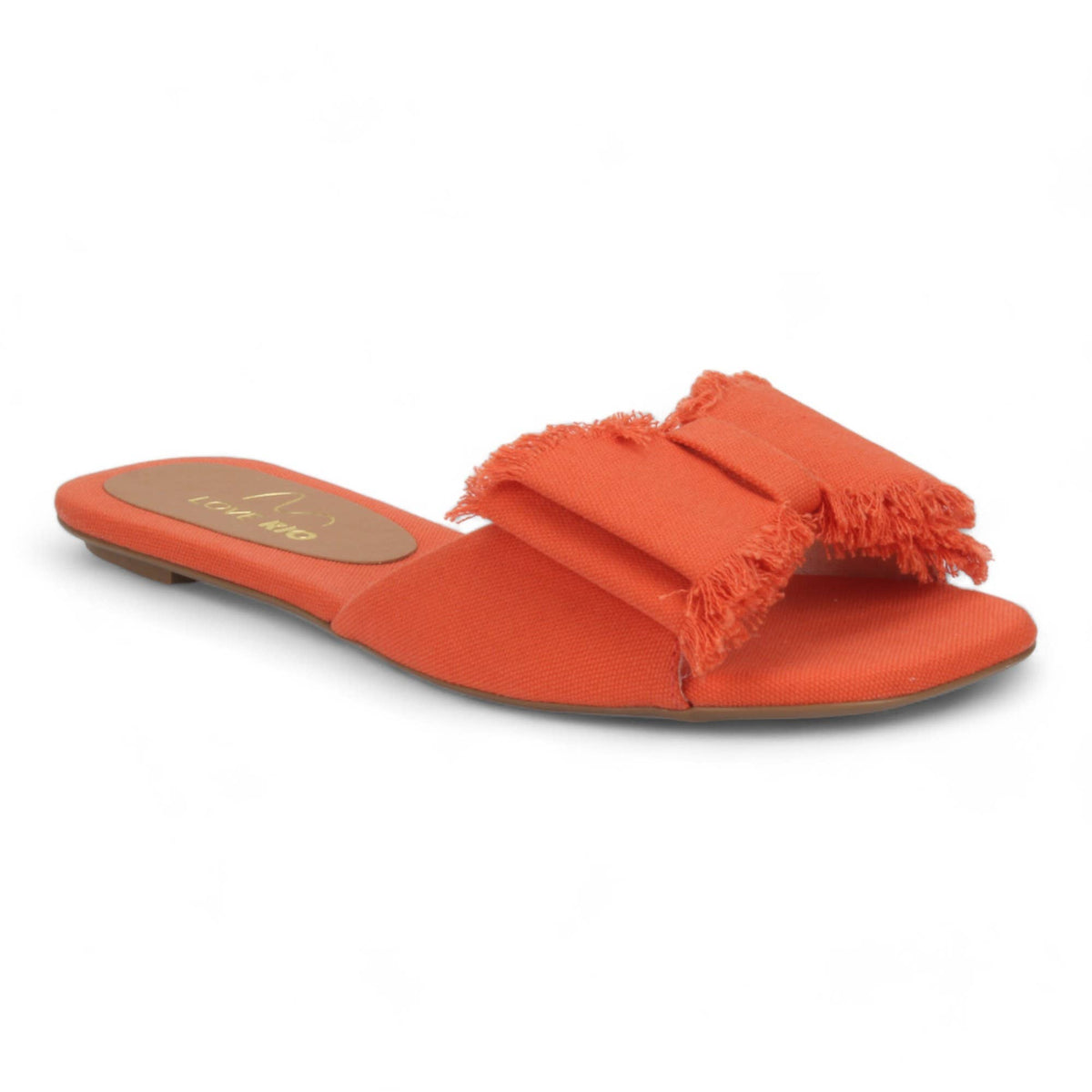 Threads Flat Sandal Coral