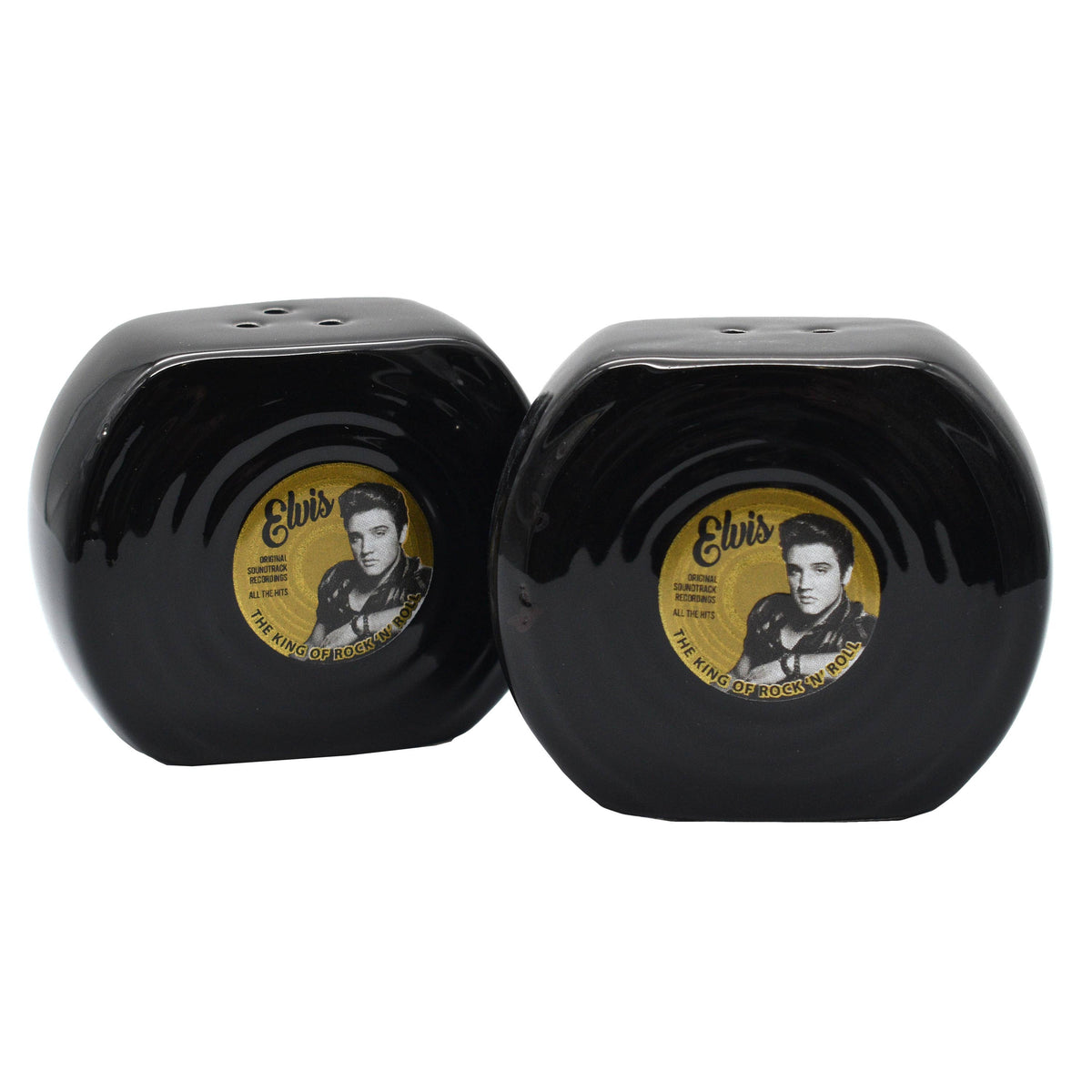 Elvis Salt &amp; Pepper Shakers - Records