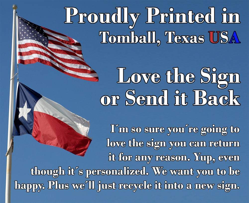 Let's Keep The Dumbfuckery - Metal Sign: 8 x 12