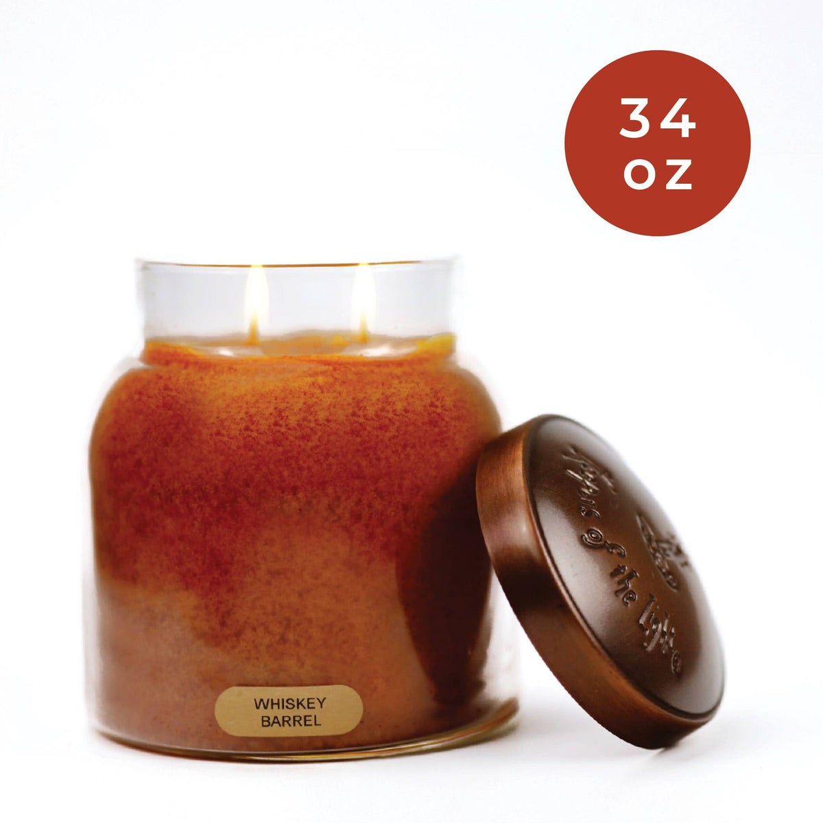 Whiskey Barrel KOTL Papa Candle (34oz.) – Whiskey Barrel