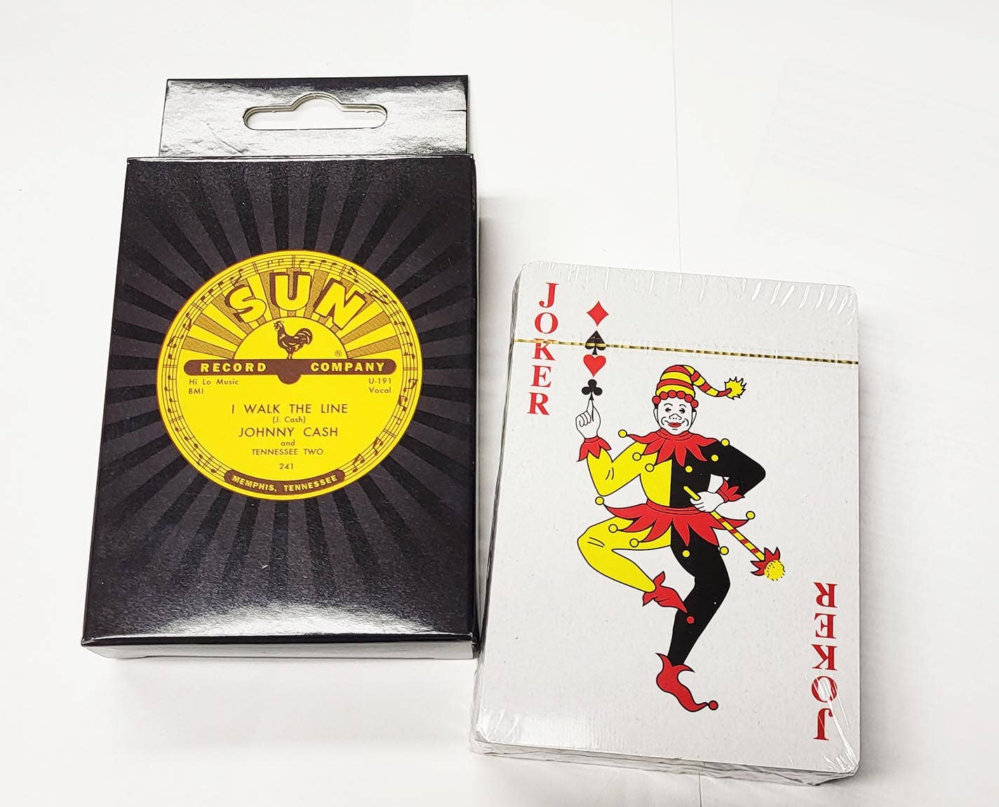 Sun Record Playing Cards - Johnny Cash