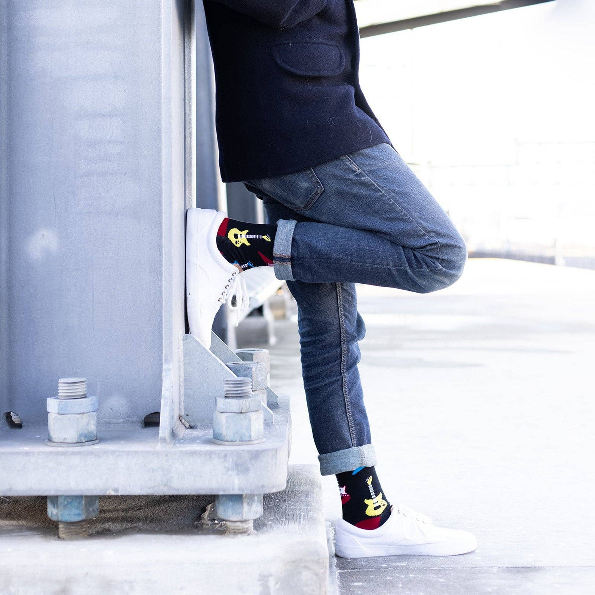 Rock Out Socks Out Guitar Socks