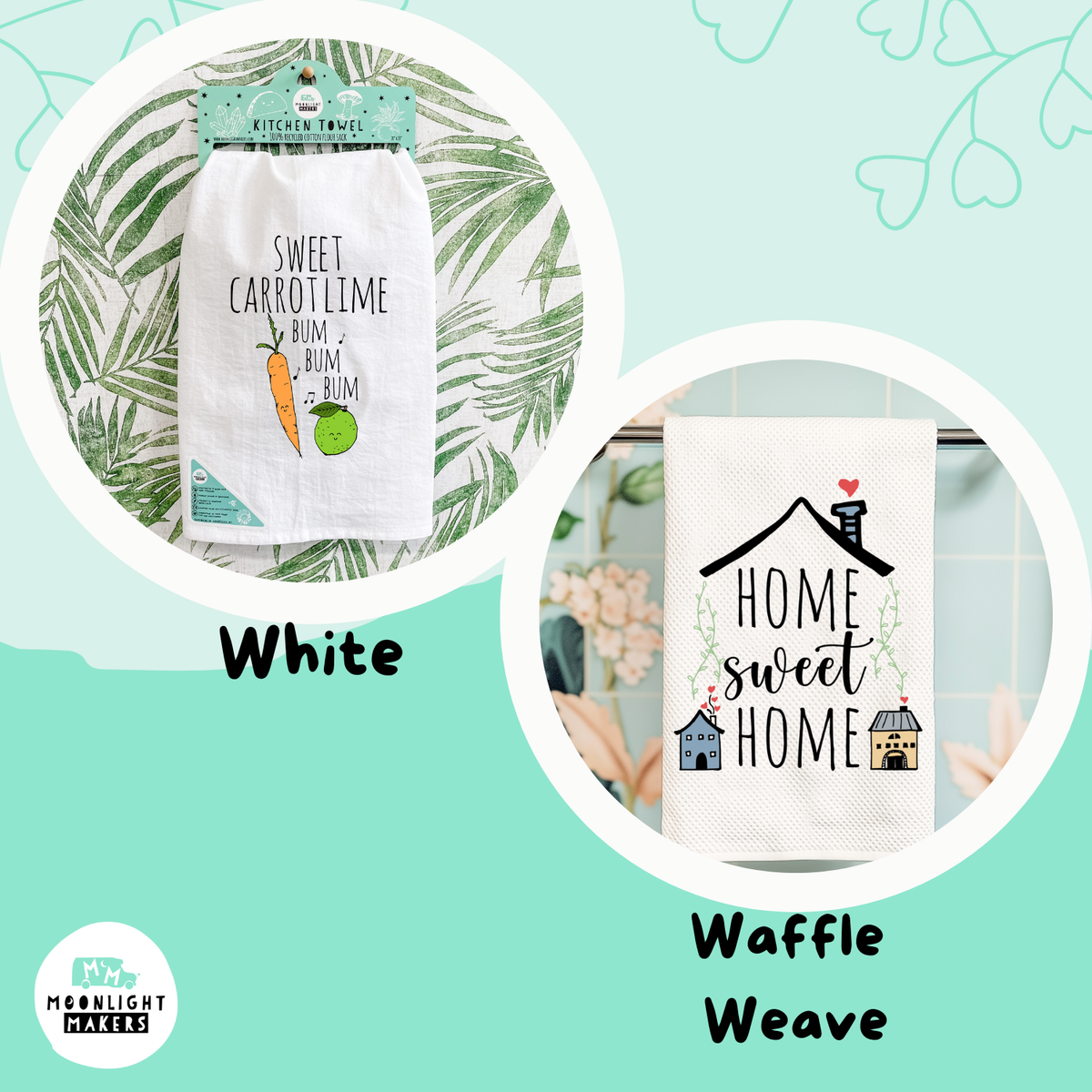 Colorful Kitchen Towels - I'm the Problem, It's Brie