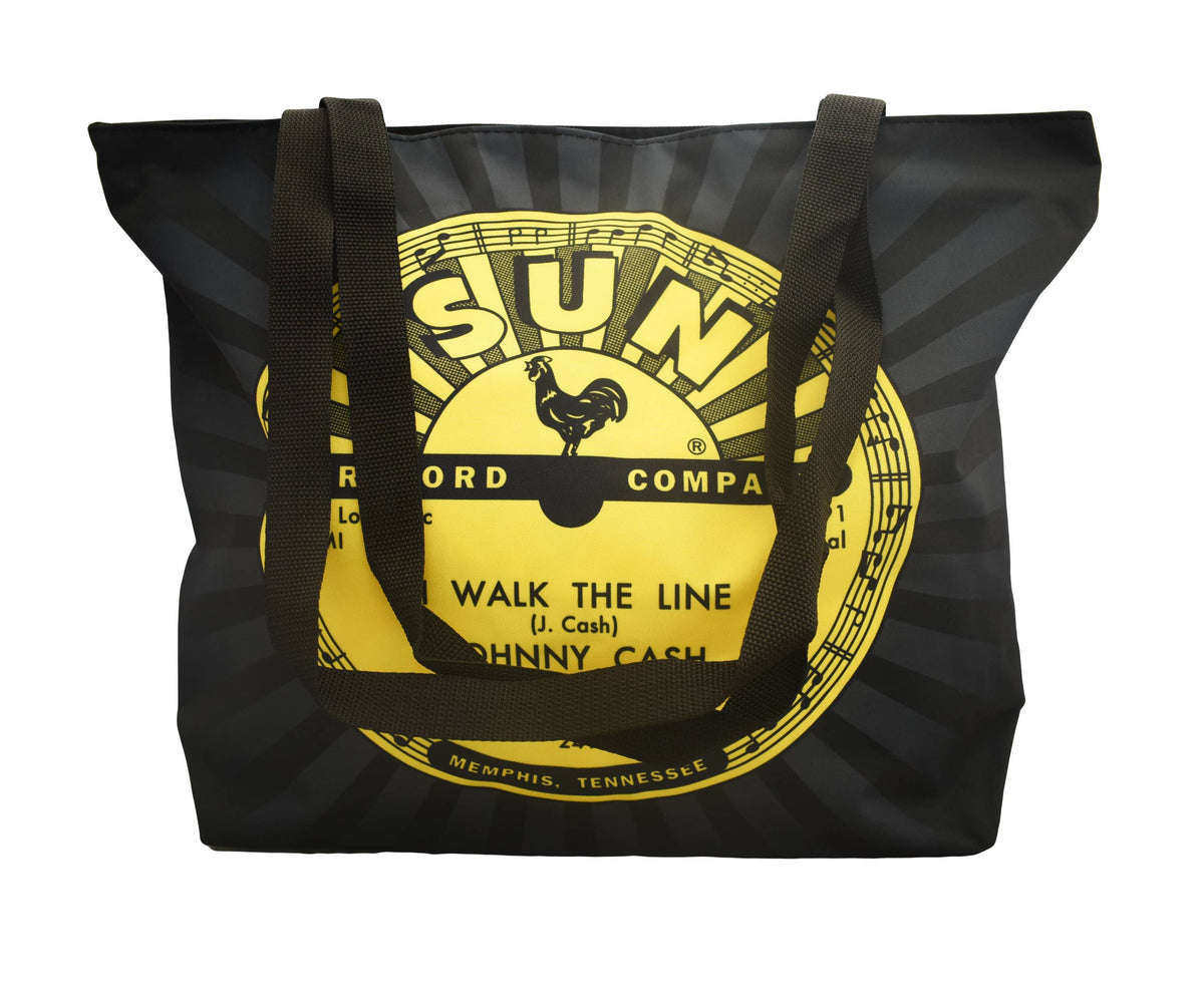 Sun Record Tote Bag - Johnny Cash Walk The Line