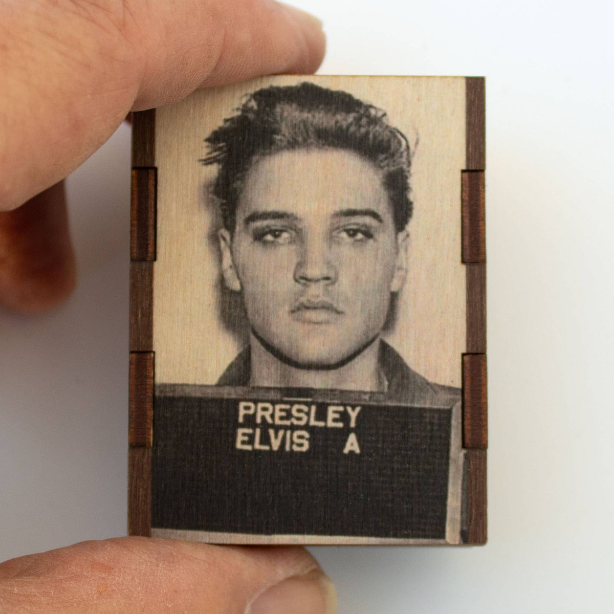 Matches • Celebrity Mug Shot Wooden Matchbox • Home Decor