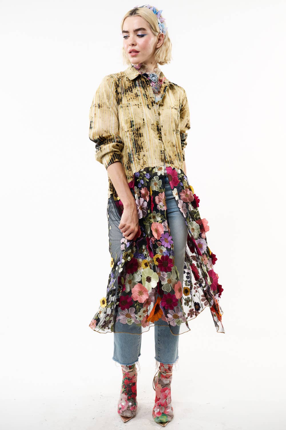 Valencia Maxi Shirt: Oxidized Black