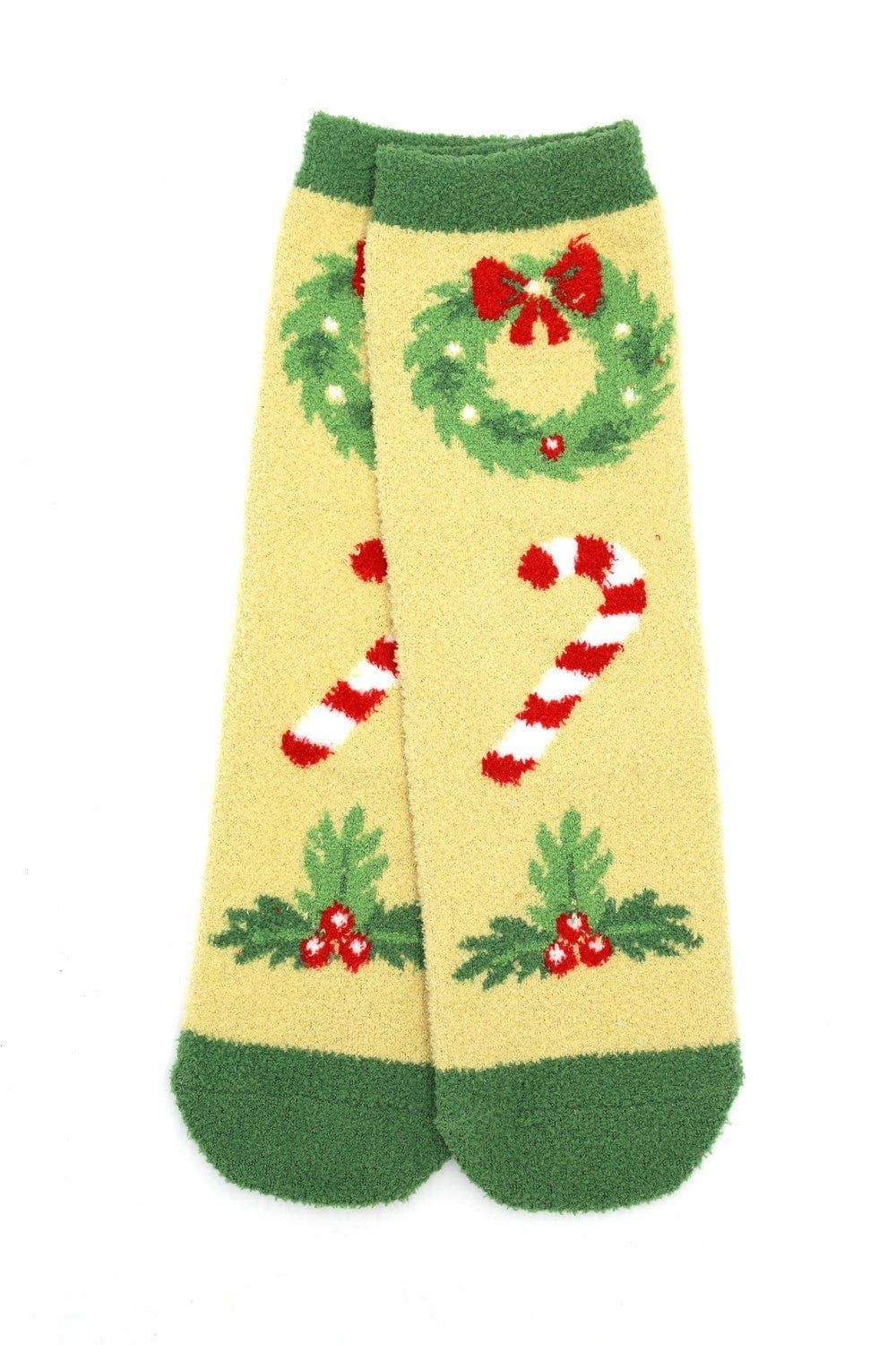Fuzzy Christmas Socks