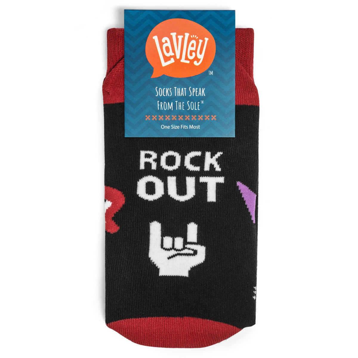 Rock Out Socks Out Guitar Socks