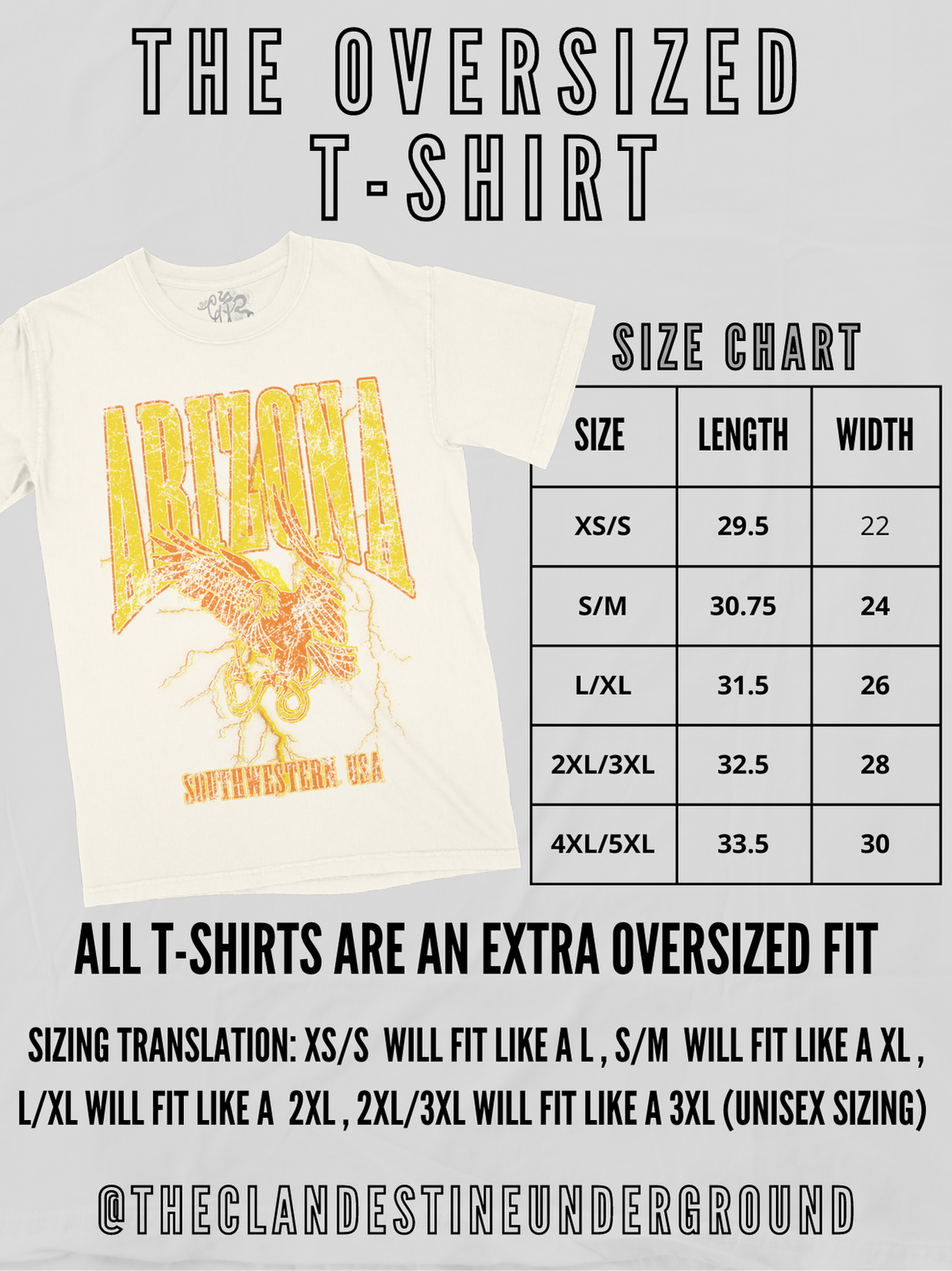 Oversized KNOX T Shirt (Orange):  Pepper