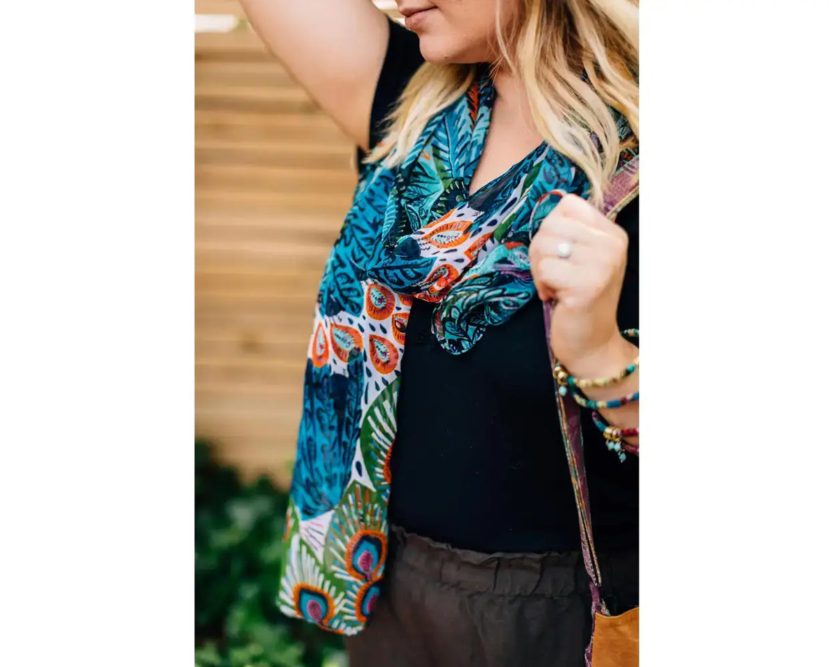 Peacock Scarf
