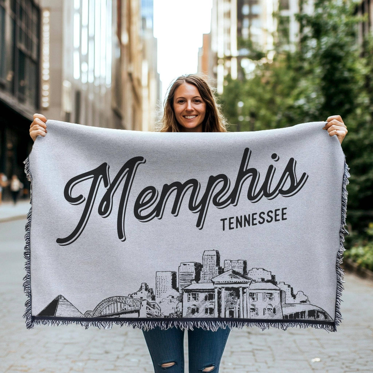 Memphis Tennessee City Blanket