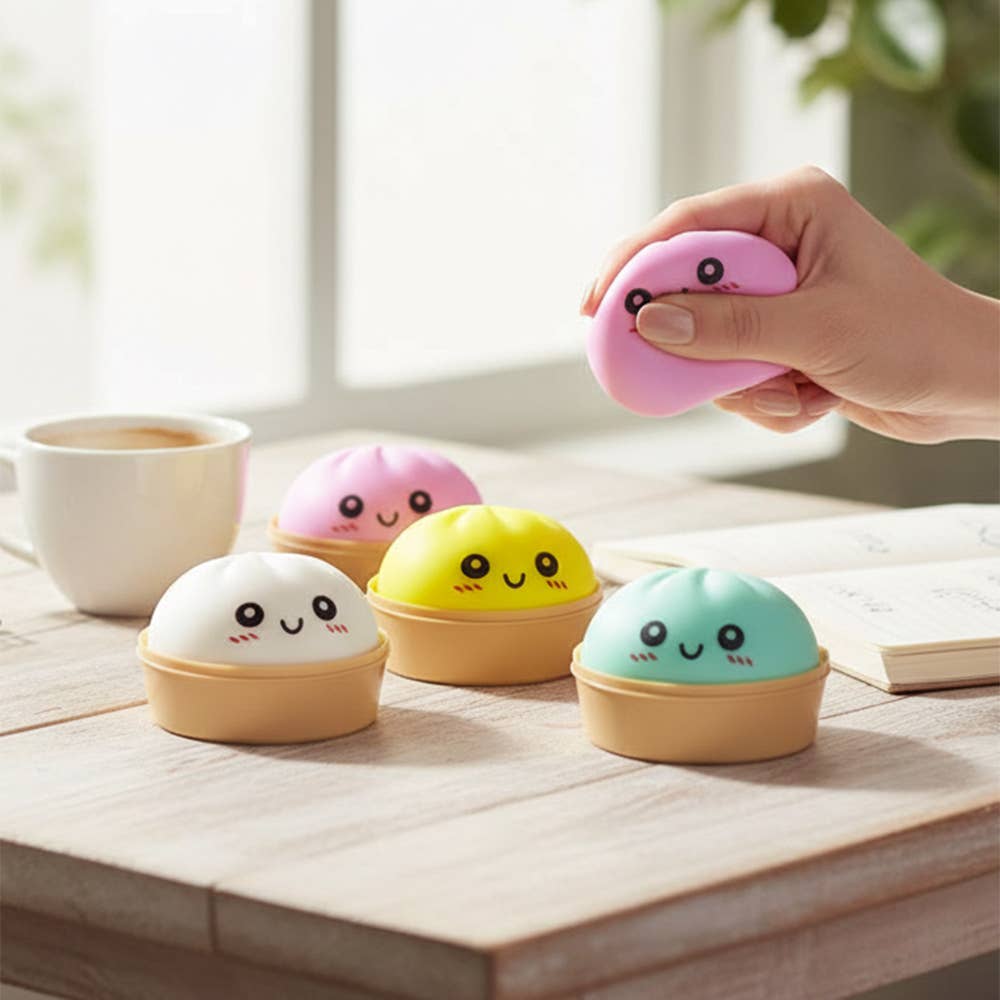 Mystery Squishy Dumpling Stress Relief Squeeze Toy