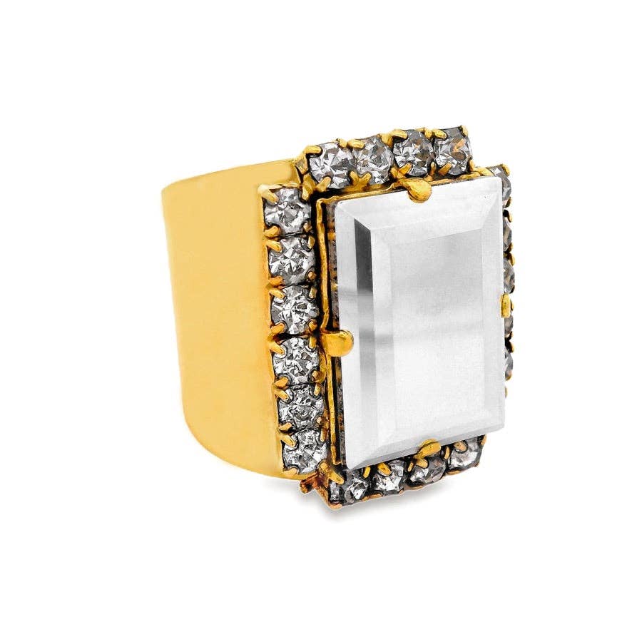 Asher Ring in Antique Gold