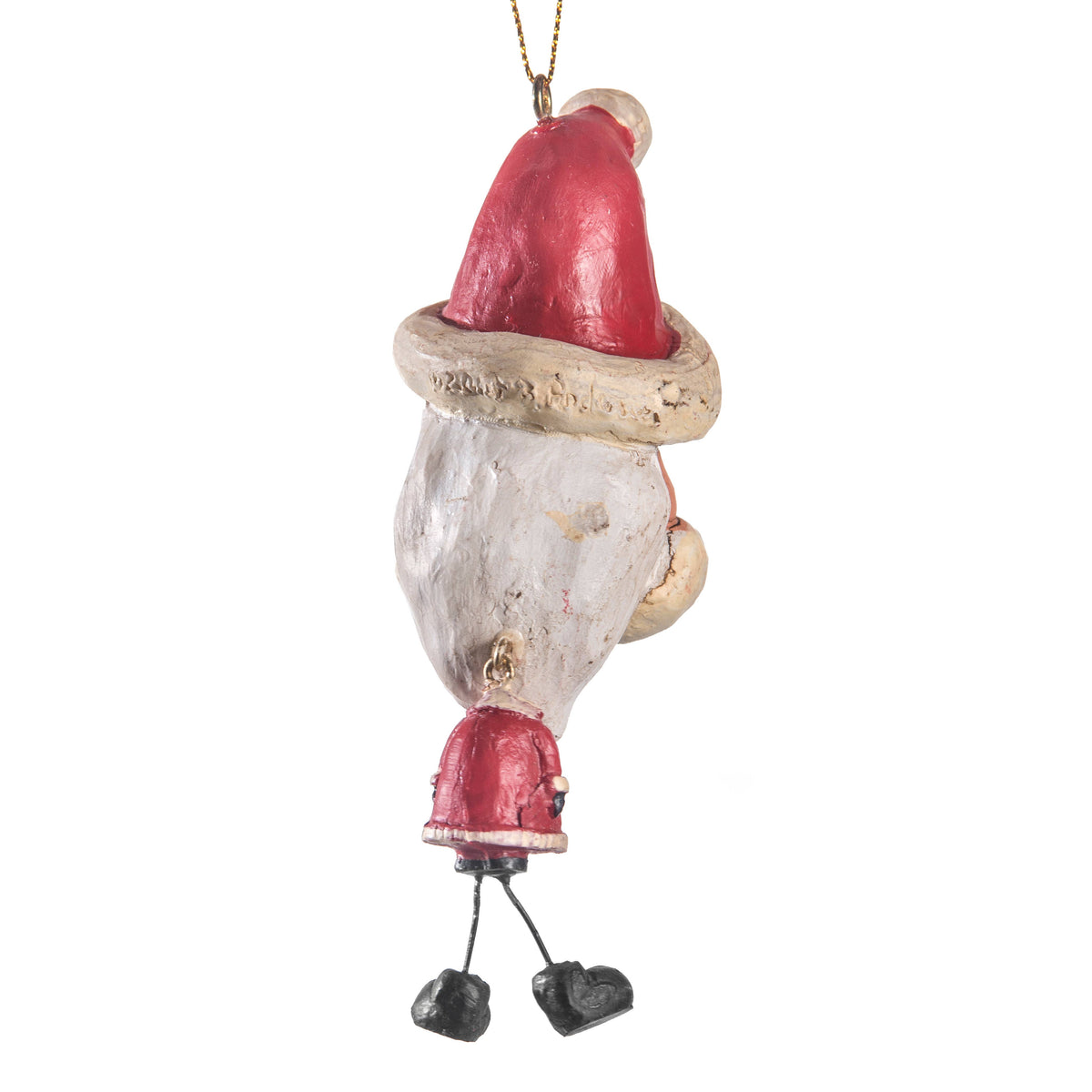 Santa Ornament With Smooth Beard By Bert Anderson | Bac 020