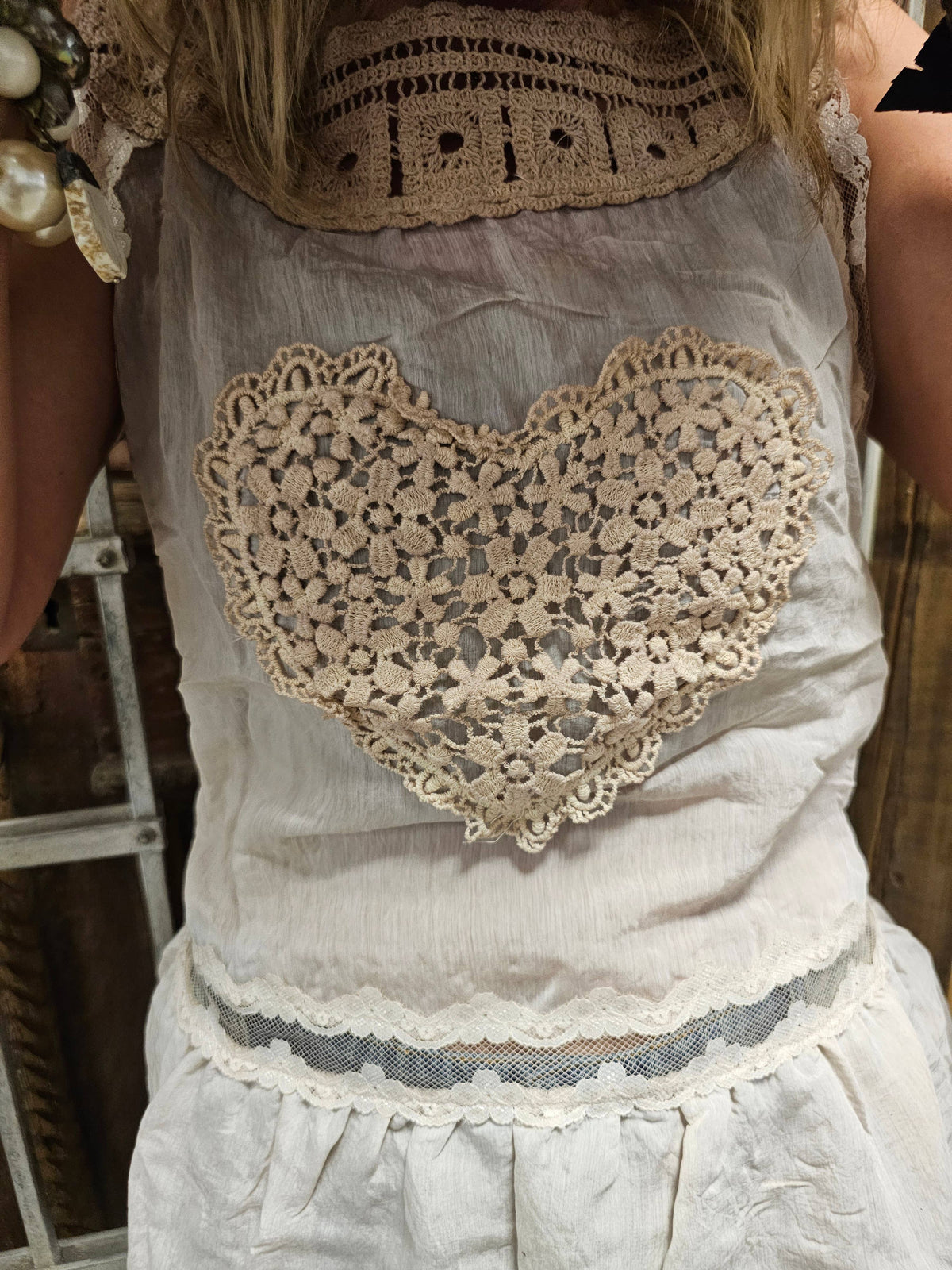 Heart Pinafore