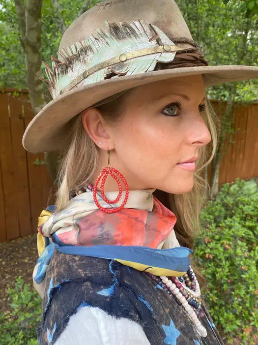 Teakwood Earrings