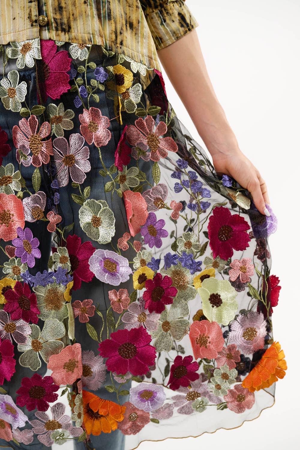 Valencia Maxi Shirt: Oxidized Black