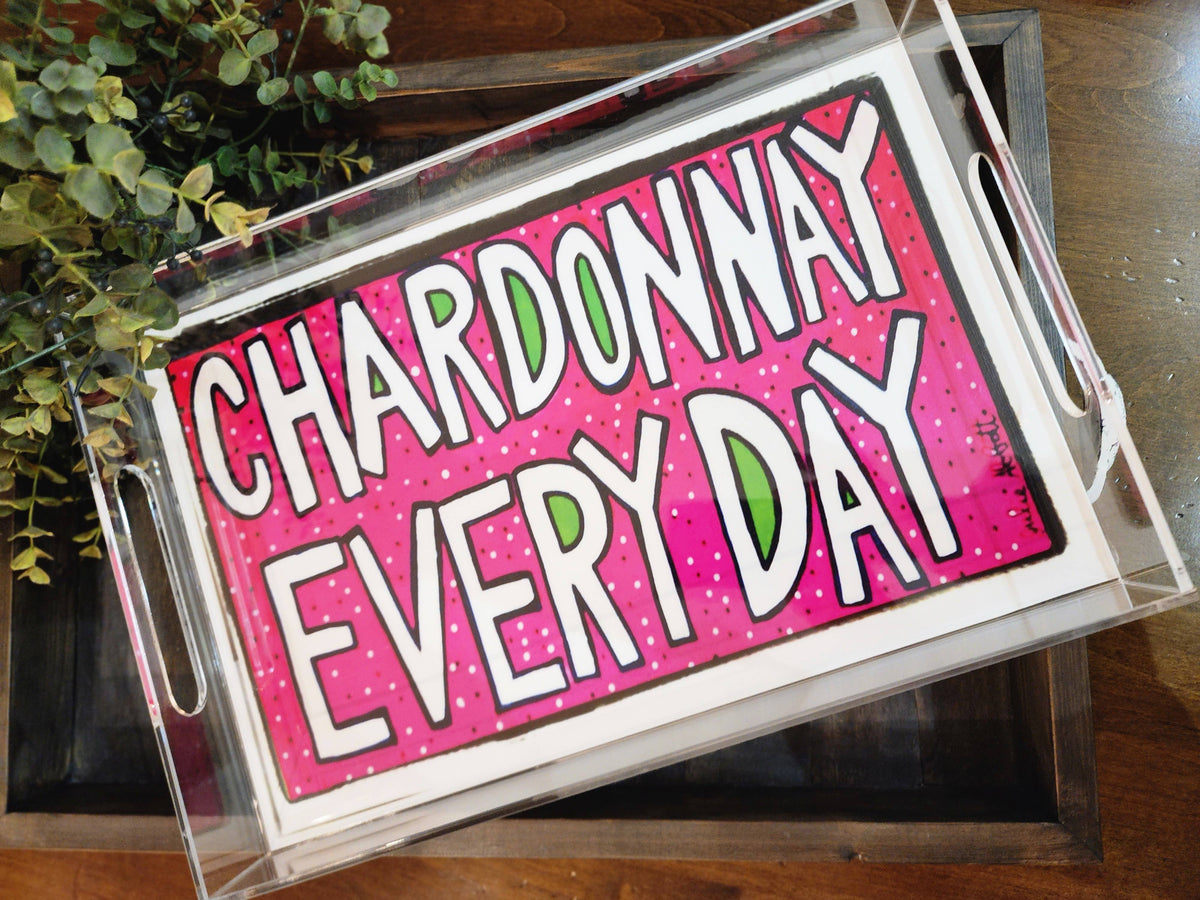 Chardonnay Everyday Insert for Acrylic Serving Tray