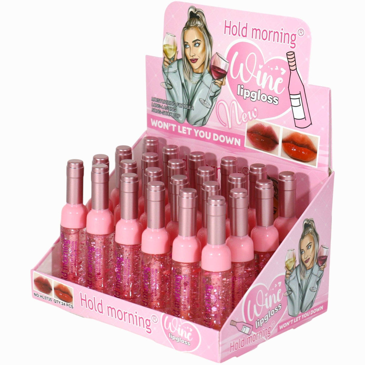 Hold Morning Wine Bottle Lip Gloss