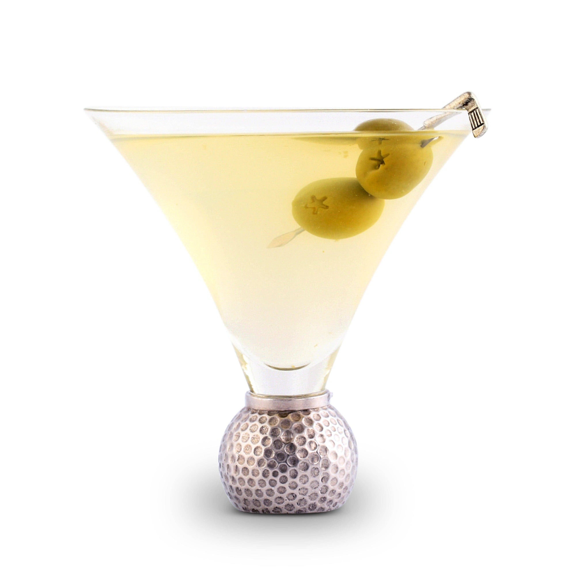 Golf Ball Cocktail /  Martini Glass