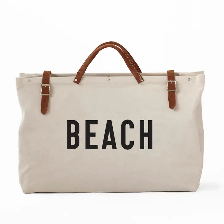 BEACH Canvas Utility Bag