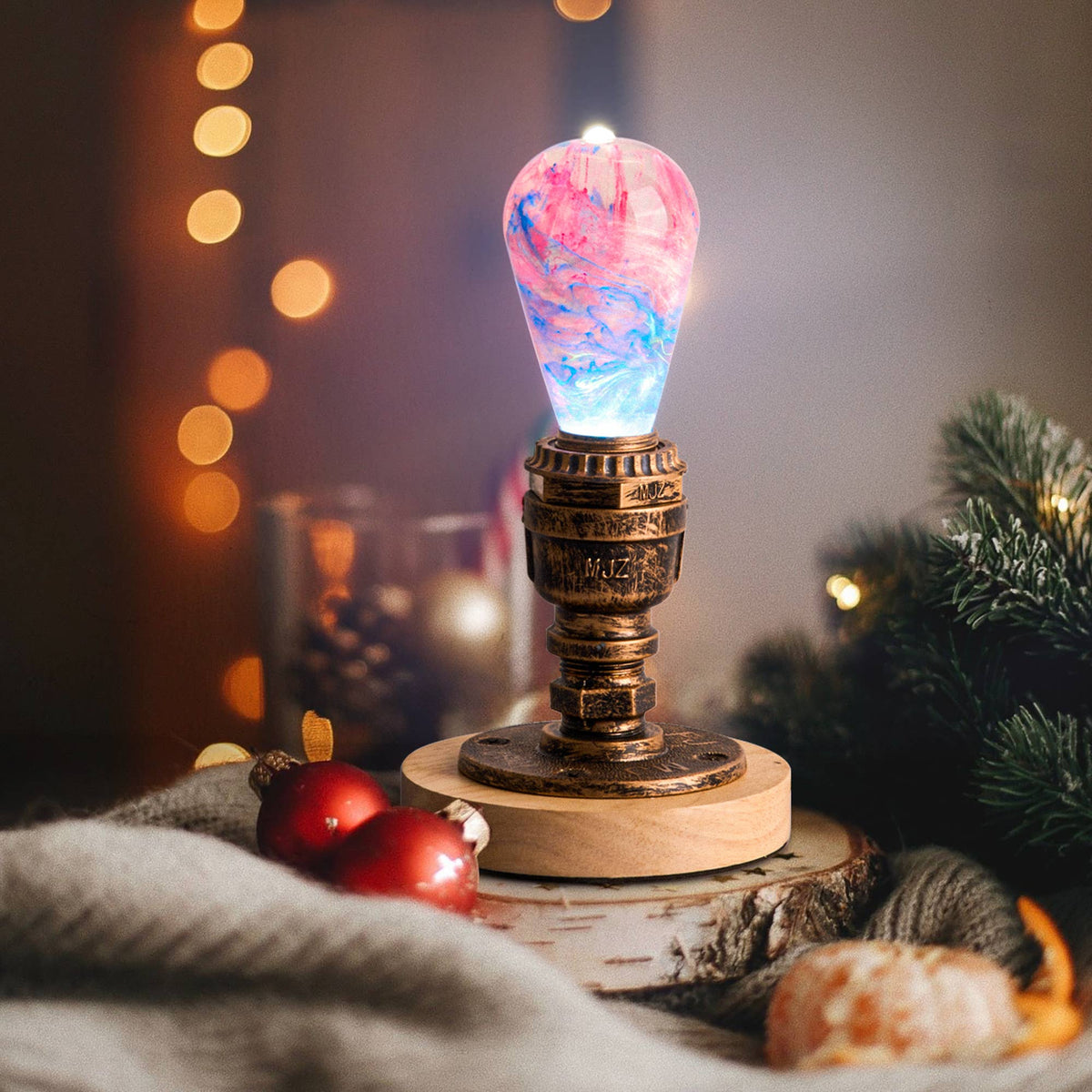 EP LIGHT Handmade Elsa Led Light Bulb Novelty Gifts: Bulb+Vintage Base