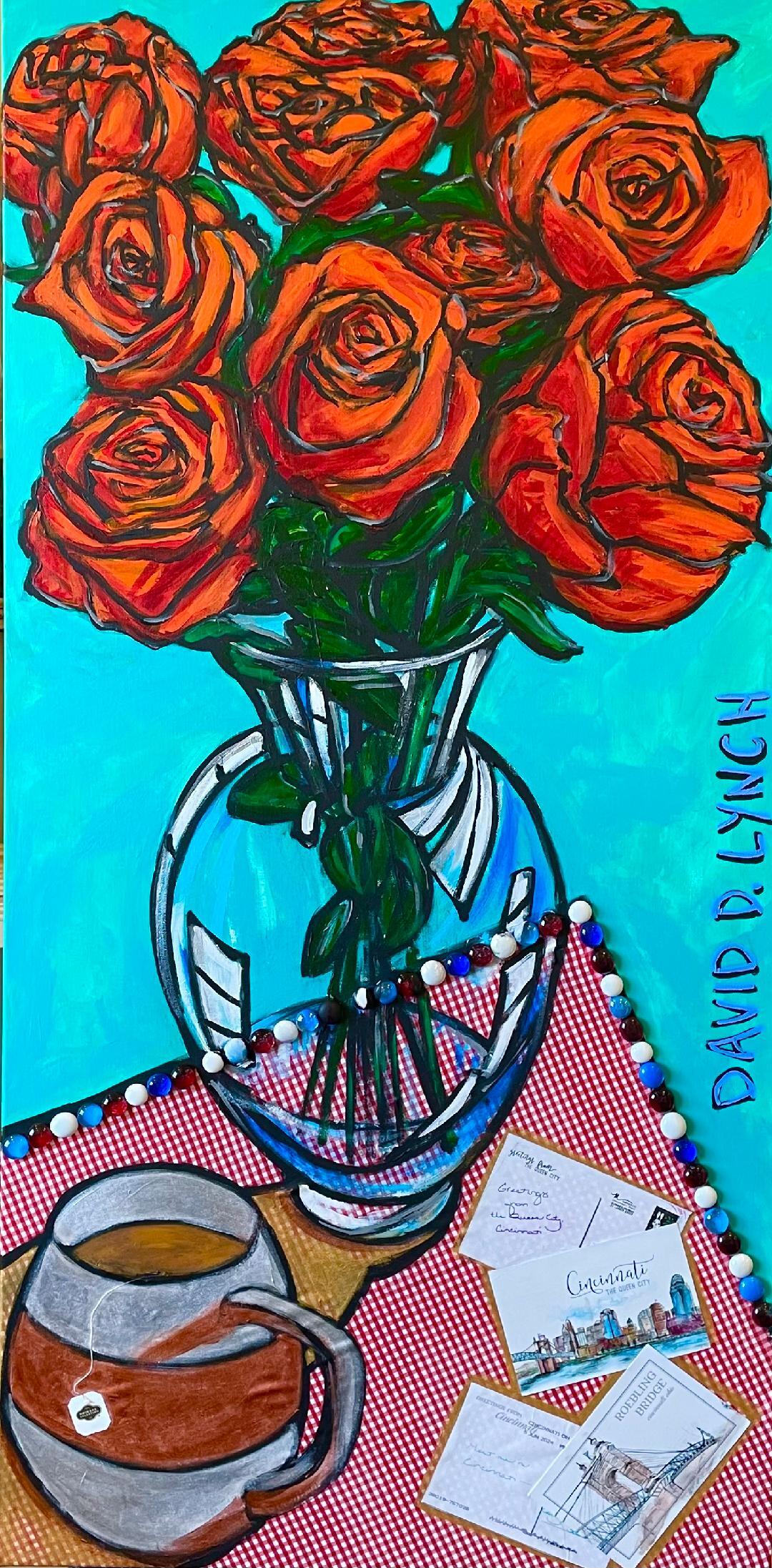"Roses - Meet me in Cinninnati" Print by David Lynch