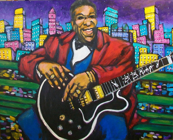&quot;BB King&quot; Print by Local David Lynch