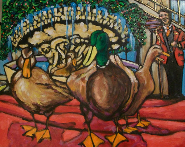 "Peabody Ducks"  Print by David Lynch