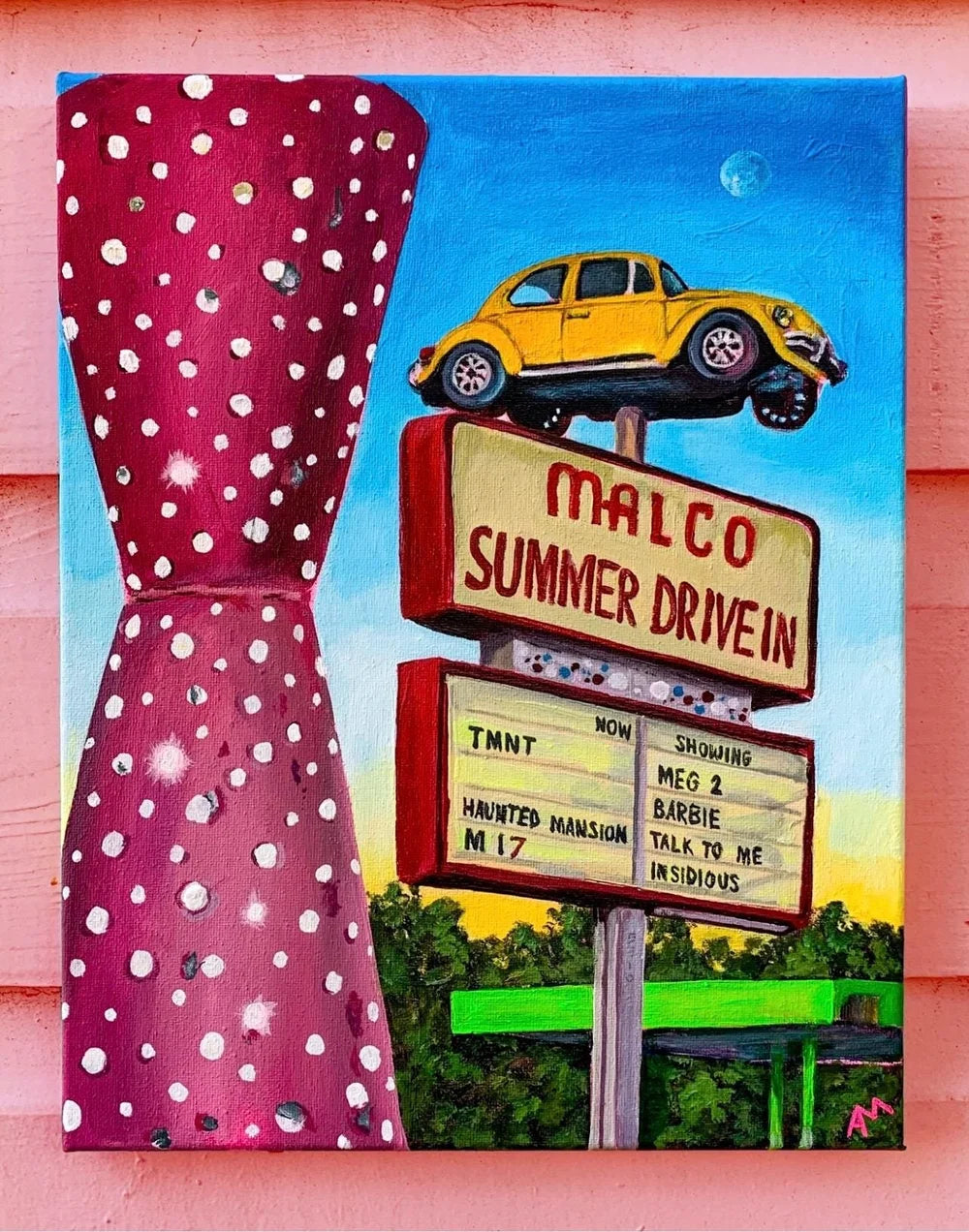 "Malco Summer Drive In" Print by Local Artist Allison McCommon