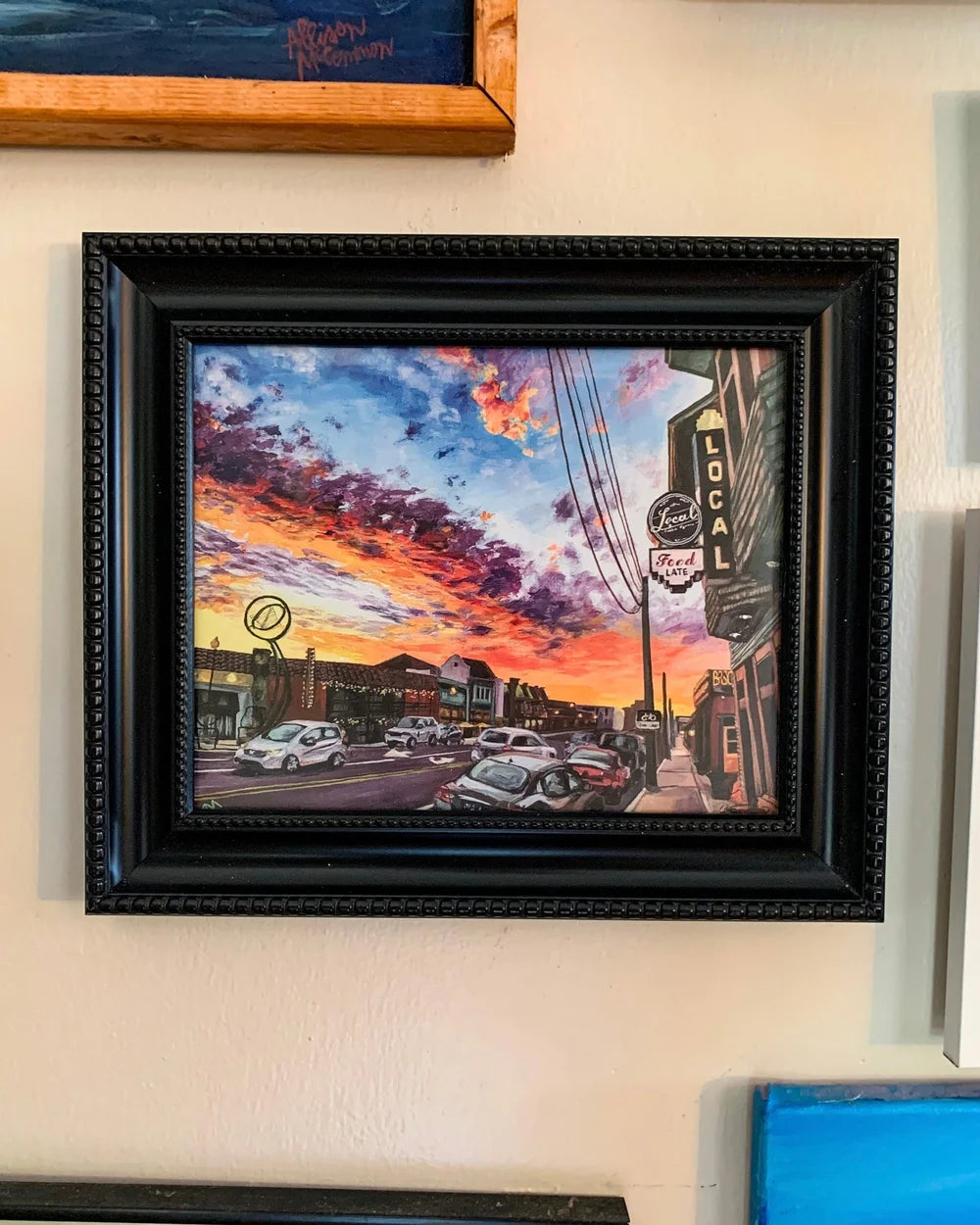 "Local on the Square" Print by Local Artist Allison McCommon