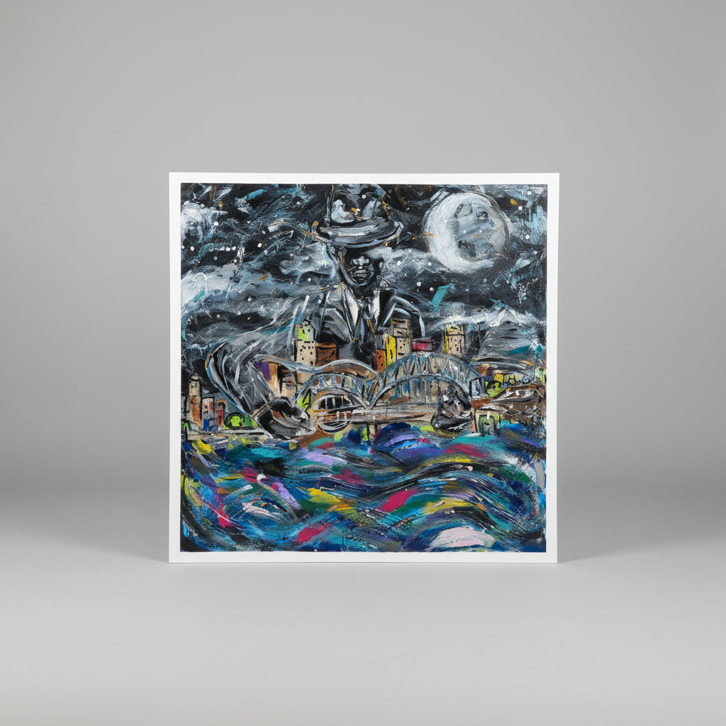 The Night of Blues Original Art  by Local Jade Miller