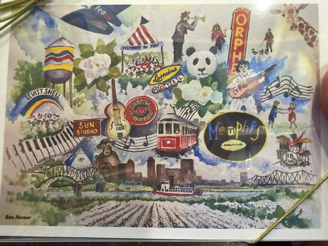"Memphis Special" Greeting Cards By Local Artist Ben Madden