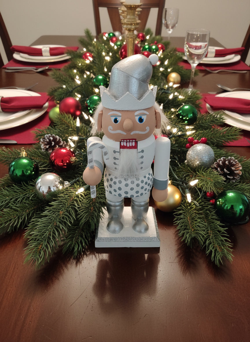 Silver 7" Nutcracker by Local Kim Cook