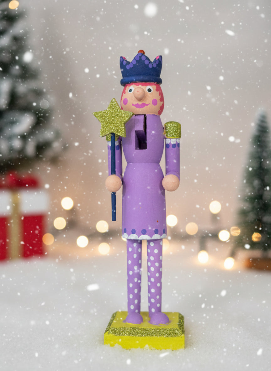 Drummer and Star 6" Nutcracker by Local Kim Cook