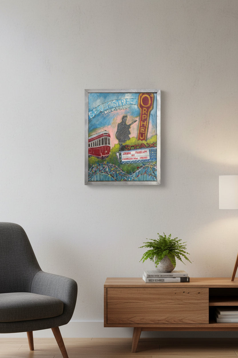 Beale St. Orpheum by Local Artist Judy Vandergrift
