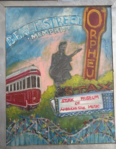 Beale St. Orpheum by Local Artist Judy Vandergrift